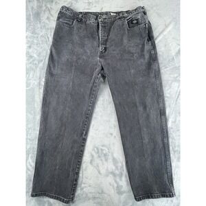 Harley Davidson Motorcycle Black Relaxed Fit Biker Jeans Men's 44 X 32